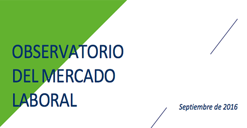 Observatorio mercado laboral – septiembre 2016